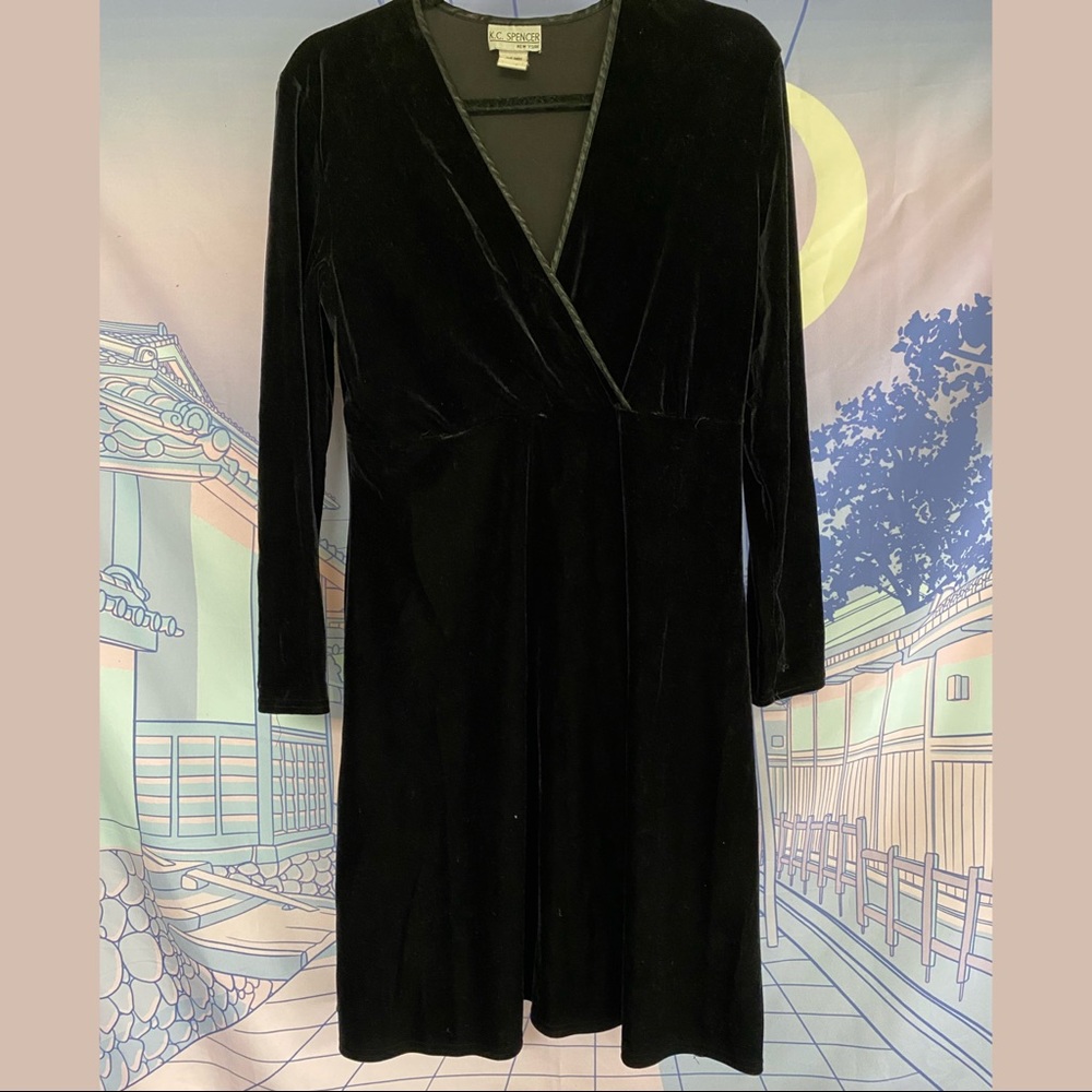 KC Spencer Vintage Velvet Dress (14)